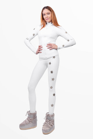 Crans-Montana Winter Leggings White