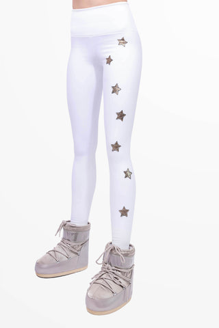 Crans-Montana Winter Leggings White