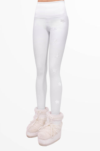Crans-Montana Winter Leggings White