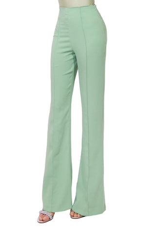 Nuvola Light Green High-waist pants