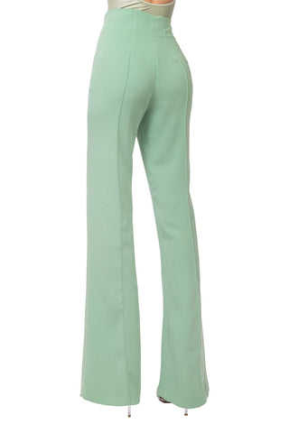 Nuvola Light Green High-waist pants