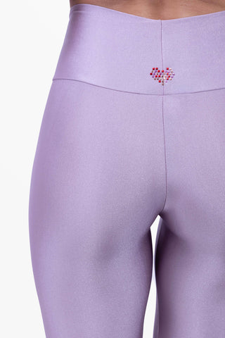 Amoureuse Leggings with Three Hand-Applied Crystal Hearts