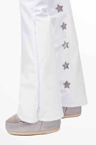 Megeve Super Warm Ski Suit White and Gold