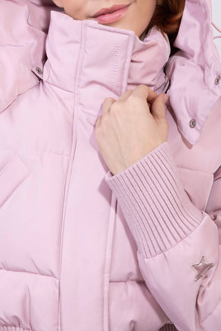 Megeve Cropped Ski Jacket Pink