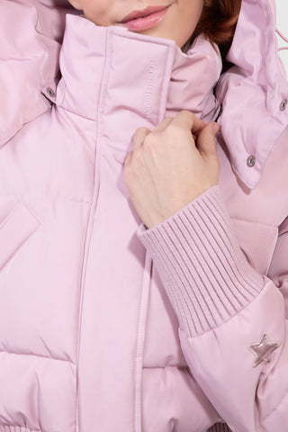 Megeve Cropped Ski Jacket Pink