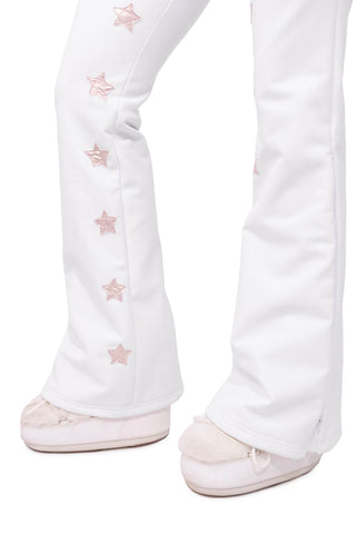 Megeve Super Warm Ski Suit White and Pink