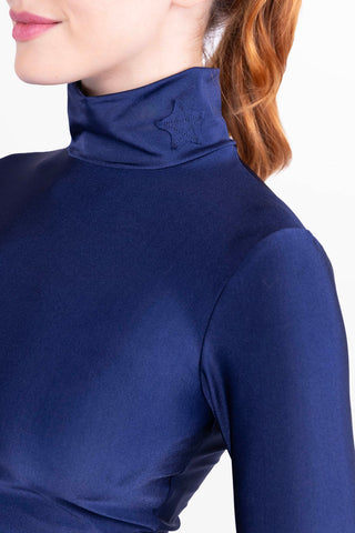Lupetto 1 Stella Navy in Lycra Setata