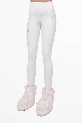 Crans-Montana Winter Leggings White