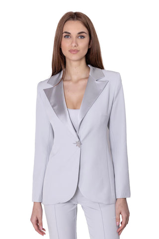 Nuvola White Smoke Blazer