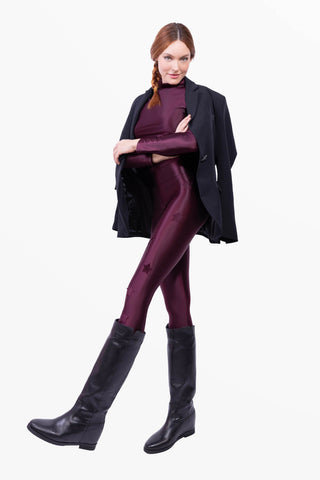 Cascade Leggings in Silk-Effect Lycra
