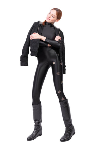 Cascade Leggings in Silk-Effect Lycra