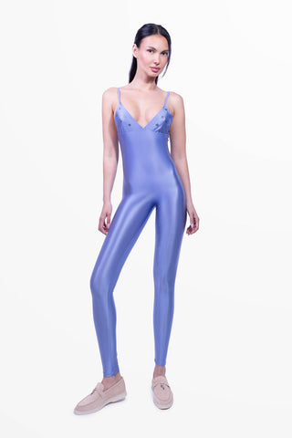 Diamond Straight Leg Jumpsuit Sky