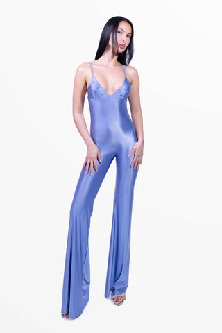 Diamante Flared Jumpsuit