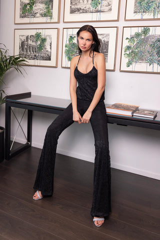 Moonlight Jumpsuit en Lycra Satinada