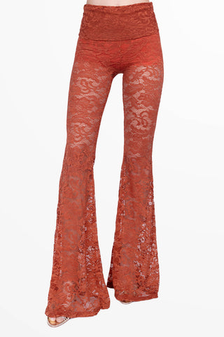 Transparence Summer Trousers Orange