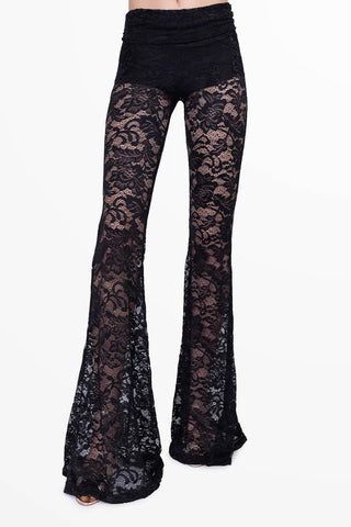 Transparence Summer Trousers Black