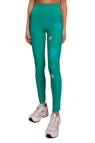 Pianeti Leggings with tone-on-tone stars