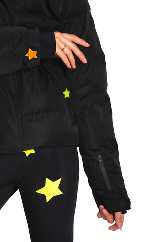Aspen Black Ski Jacket Polvere di Stelle