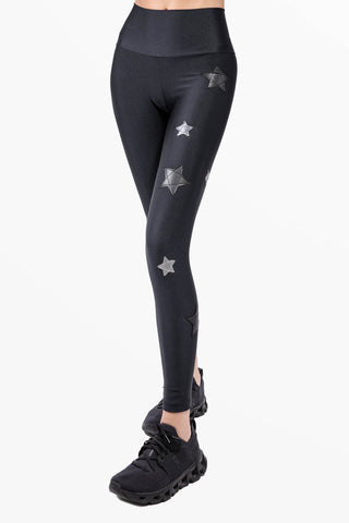 Lunis Leggings with Silver Leather Stars