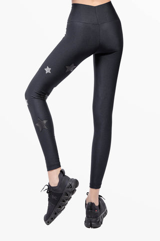 Lunis Leggings with Silver Leather Stars