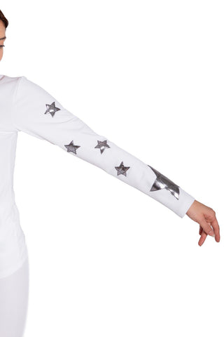 Saint Moritz Chaqueta Blanca en tessuto técnico esquí