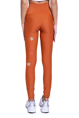 Pianeti Leggings with tone-on-tone stars