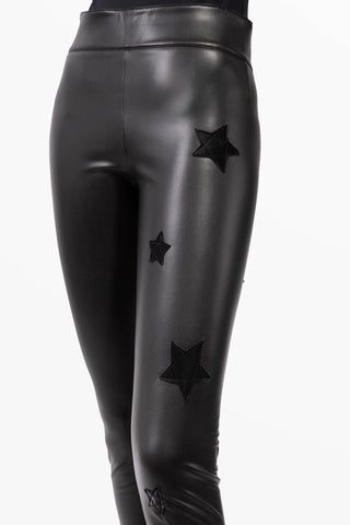 Cosmos Leggings in StretchSkin with Snakeskin Stars