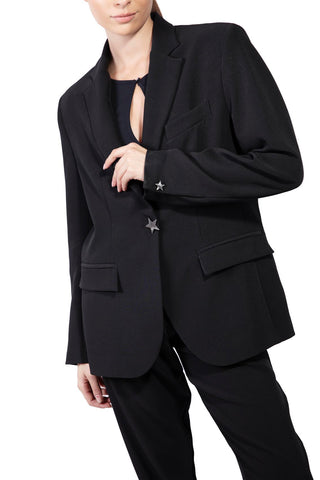 Rock Star Oversized Black Jacket