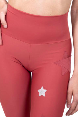Pianeti Leggings with tone-on-tone stars