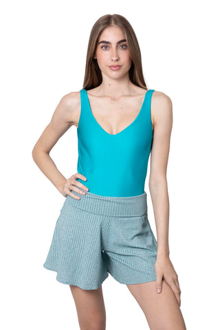 Plexi Tennis Ribbed swim shorts
