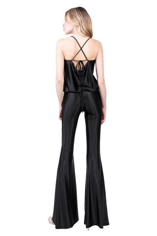 Moonlight Jumpsuit in Lycra Setata