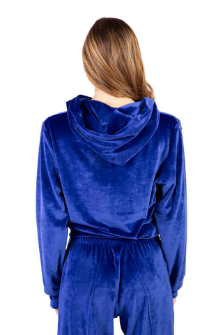 Sunday Blue Soft-Touch Velour Tracksuit