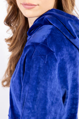 Sunday Blue Soft-Touch Velour Tracksuit