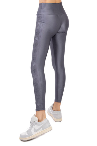 Domenica Grey Leggings with Stars
