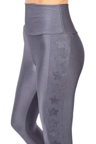 Domenica Grey Leggings with Stars