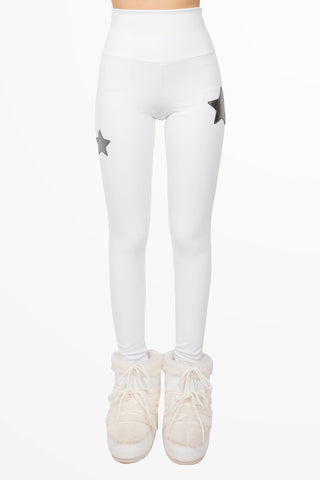 Cortina Winter Leggings vita Alta Blanco
