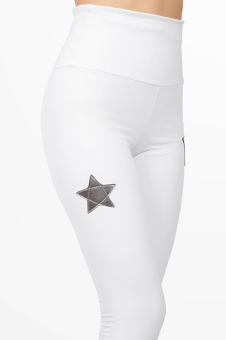 Cortina Winter Leggings vita Alta Blanco