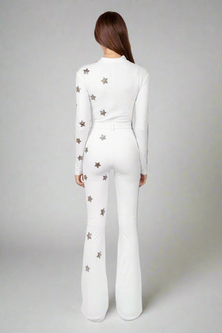 Courchevel Mono de Esquí blanca