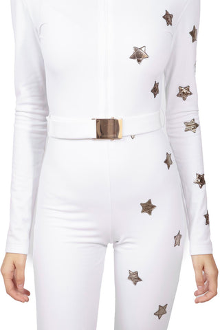 Courchevel Mono de Esquí blanca