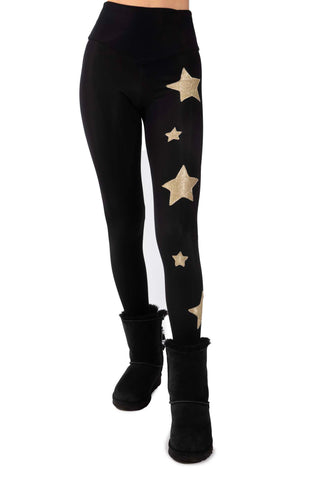 Venere High-Waist Fleece-Lined Lycra Leggings