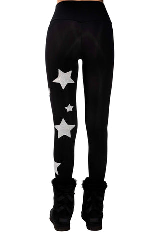 Venere High-Waist Fleece-Lined Lycra Leggings