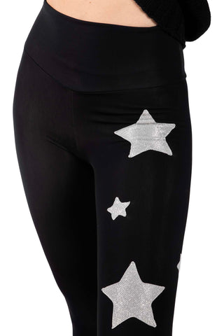 Venere High-Waist Fleece-Lined Lycra Leggings