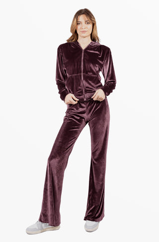 Andromeda Indian Red Velvet Tracksuit