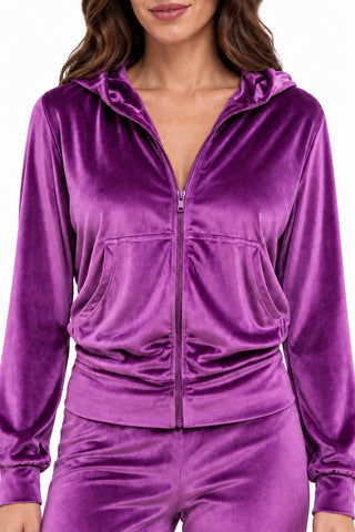 Andromeda Purple Velvet Tracksuit