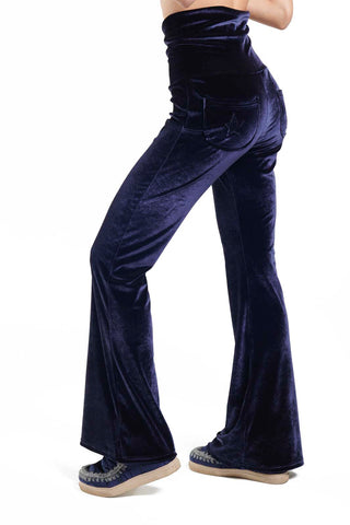 Andromeda Dark Blue Velvet Tracksuit
