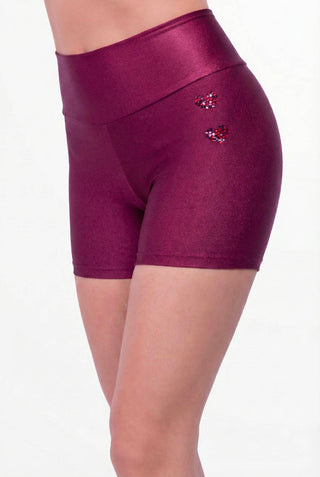 Amoureuse Cycling Shorts Burgundy