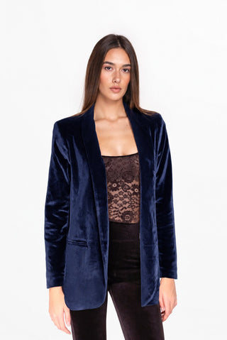 Margot Giacca in Velluto Navy