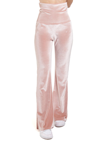 Andromeda Light Pink Velvet Tracksuit